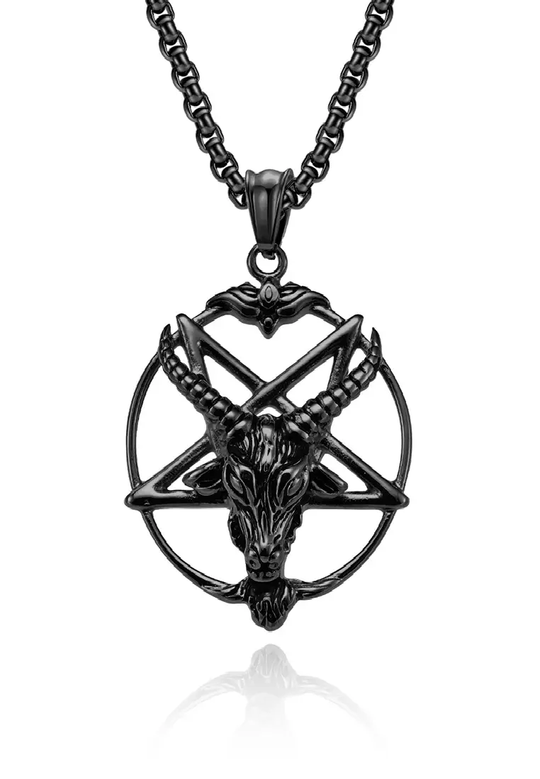 Goat deals pentagram necklace