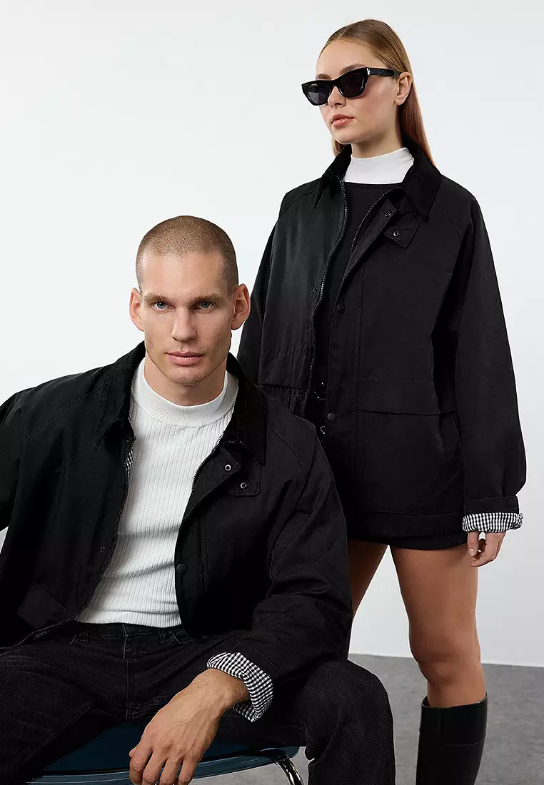 Check Lined Shirt Jacket