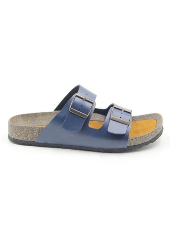 SoleSimple blue Athens - Blue Sandals & Flip Flops & Slipper DFF3FSH2303DB9GS_1