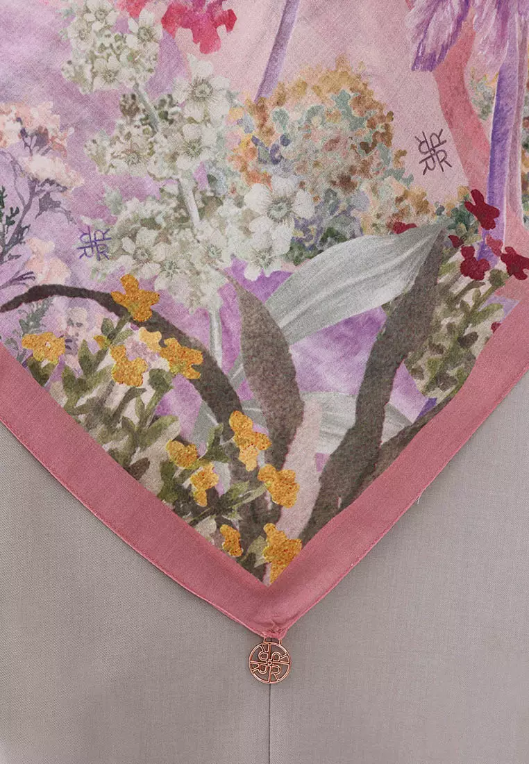 Ria Miranda Pink Alune Scarf