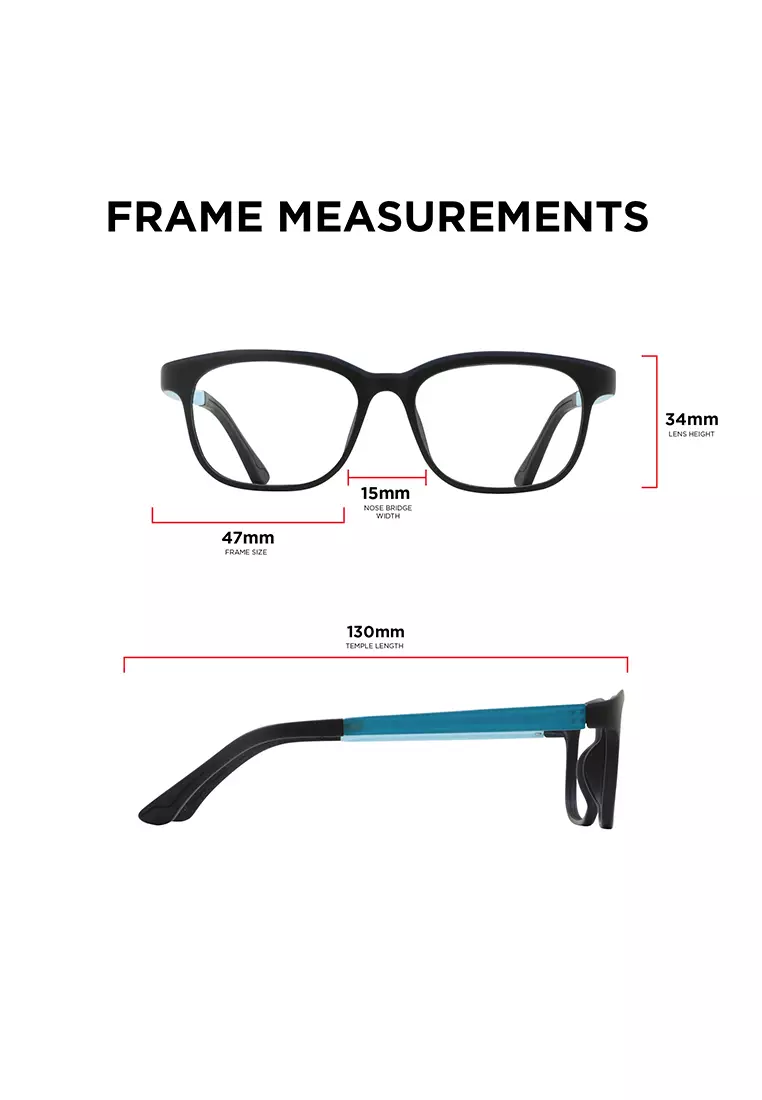 SB105 (C16-Orange) Kids Kids Anti-Radiation Computer Eyeglasses for 3-10 years old