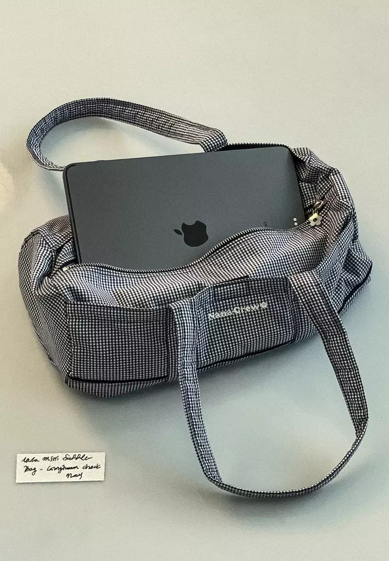 Mini Duffle Bag_Gingham Check