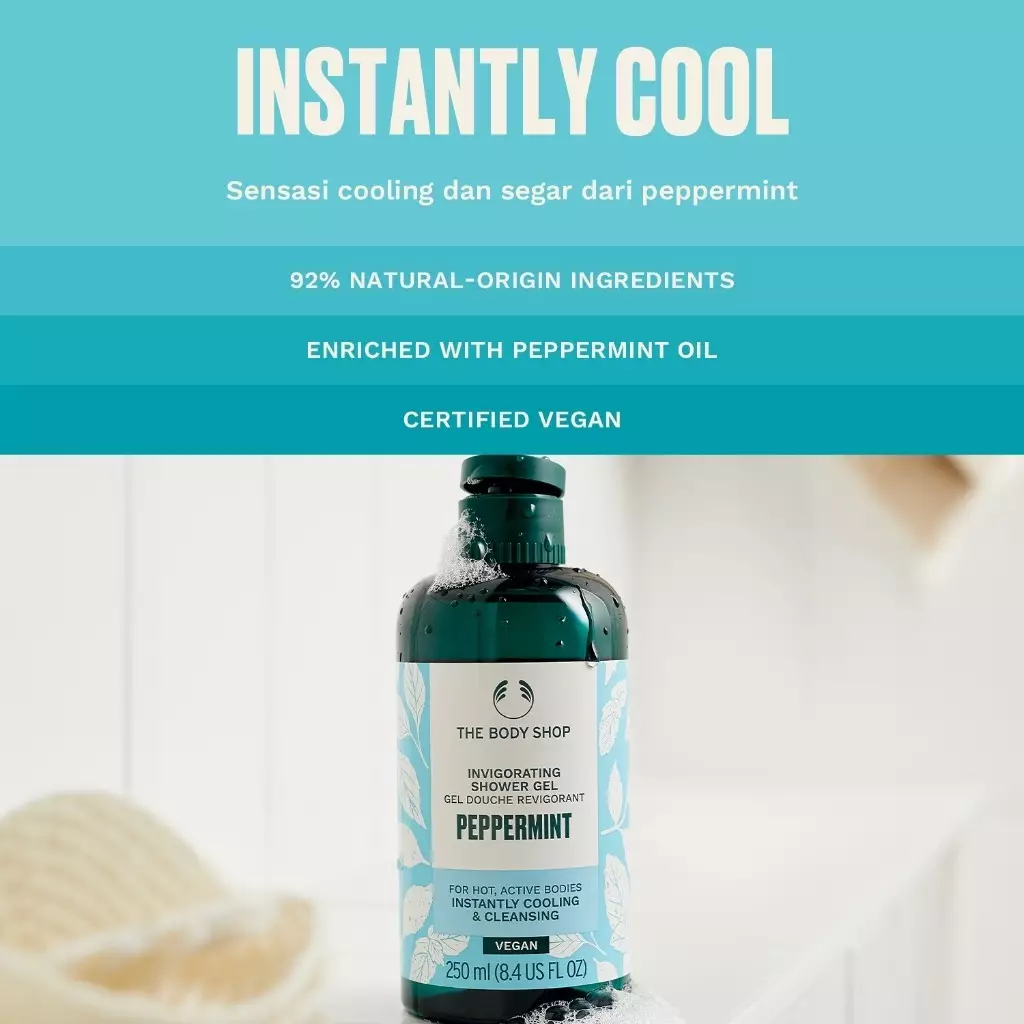Peppermint Invigorating Shower Gel 250ml