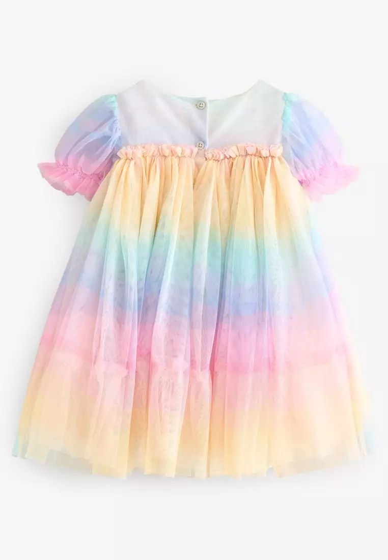 Mesh rainbow dress hotsell