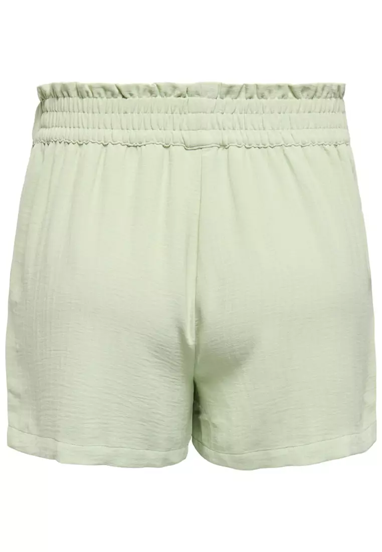 Miami High Waist Belt Shorts