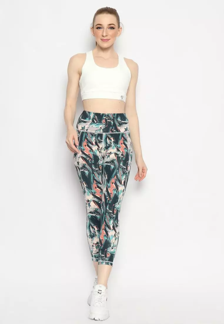 Fitwear - Sportbra Olahraga Wanita SAMANTHA [CAGED PLAIN] - WHITE