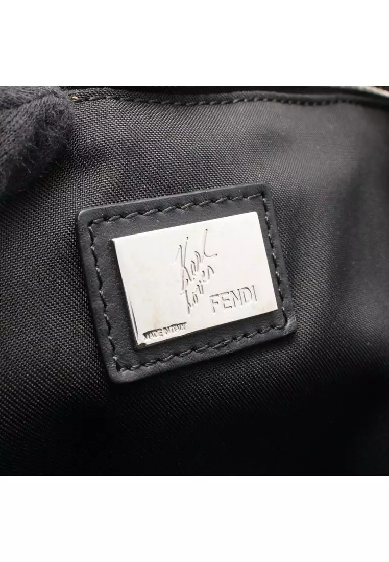 Pre-Loved Fendi Karlito Nylon Backpack