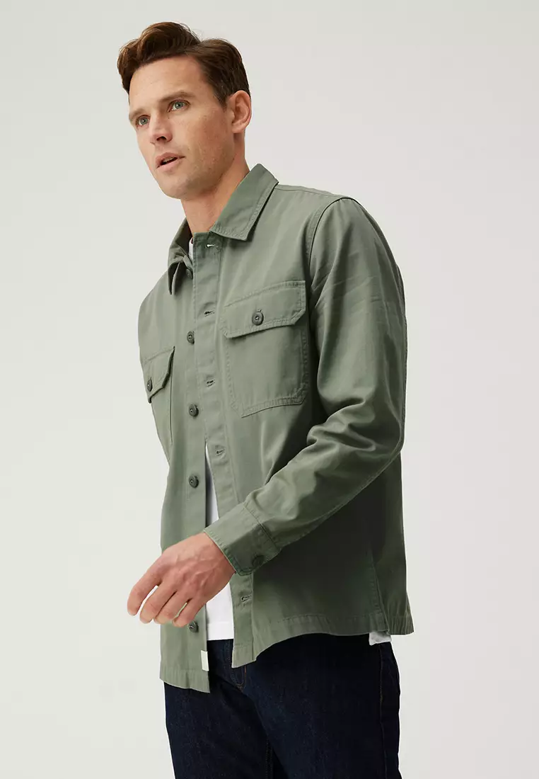 Jual Marks & Spencer Pure Cotton Utility Overshirt Original 2024 ...