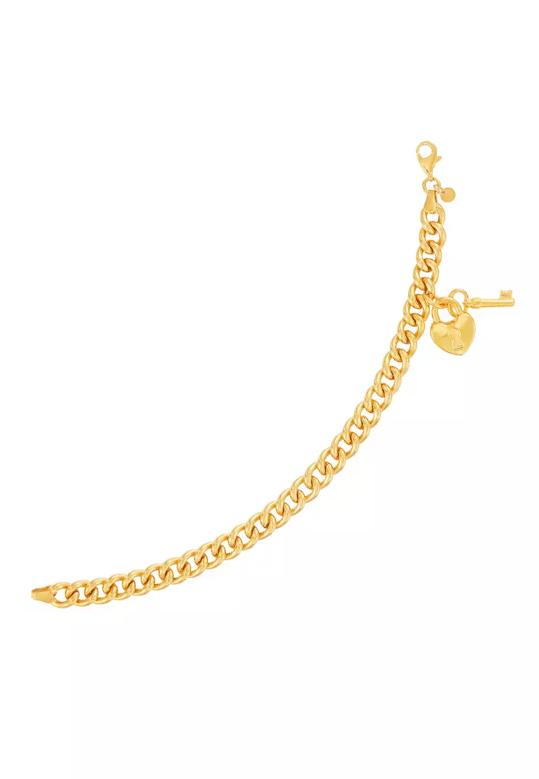 Gold bracelet for hot sale girl in 4 grams