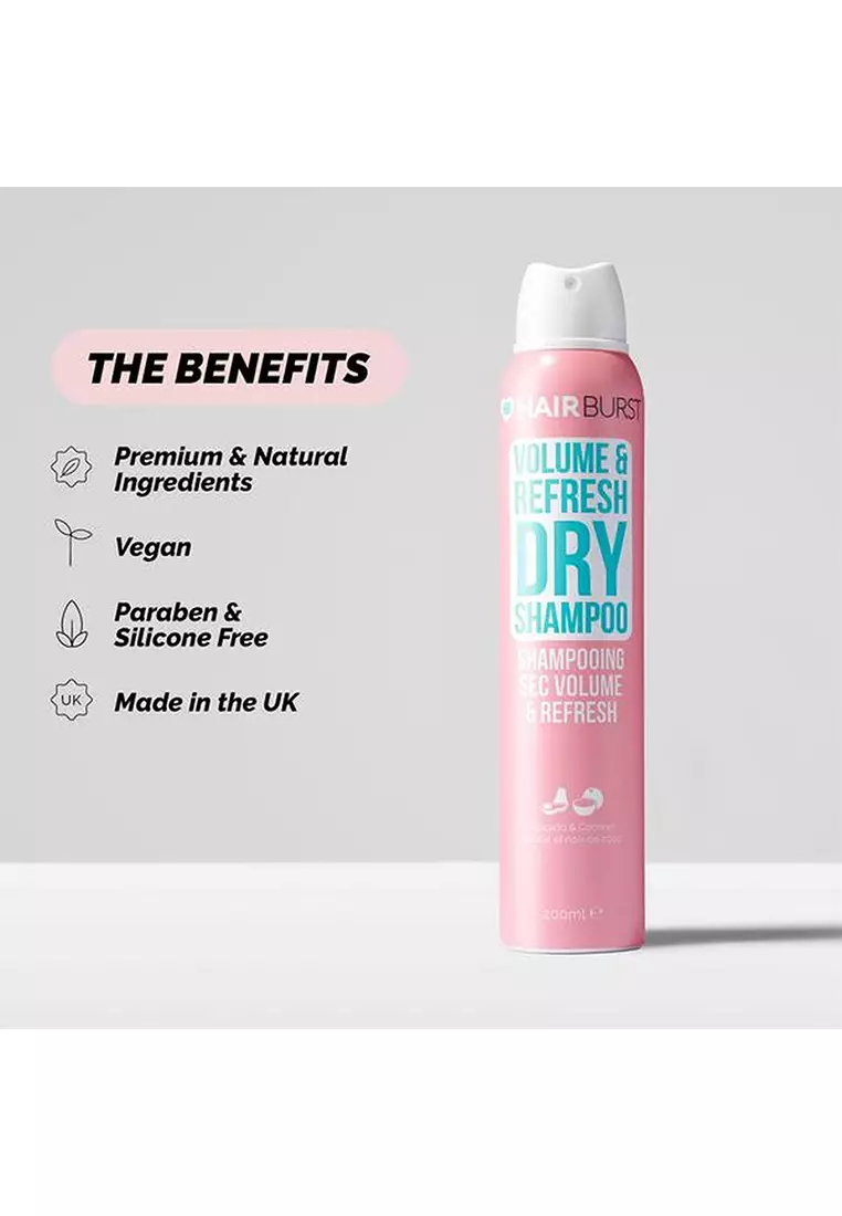 Buy Hairburst Hairburst Volume & Refresh Dry Shampoo 200ml 2024 Online