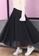 Twenty Eight Shoes black VANSA Mesh Pleated Skirt VCW-Sk958 589C4AA8889EC3GS_4