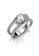 Her Jewellery silver Lois Ring -  Made with premium grade crystals from Austria HE210AC31YPSSG_2
