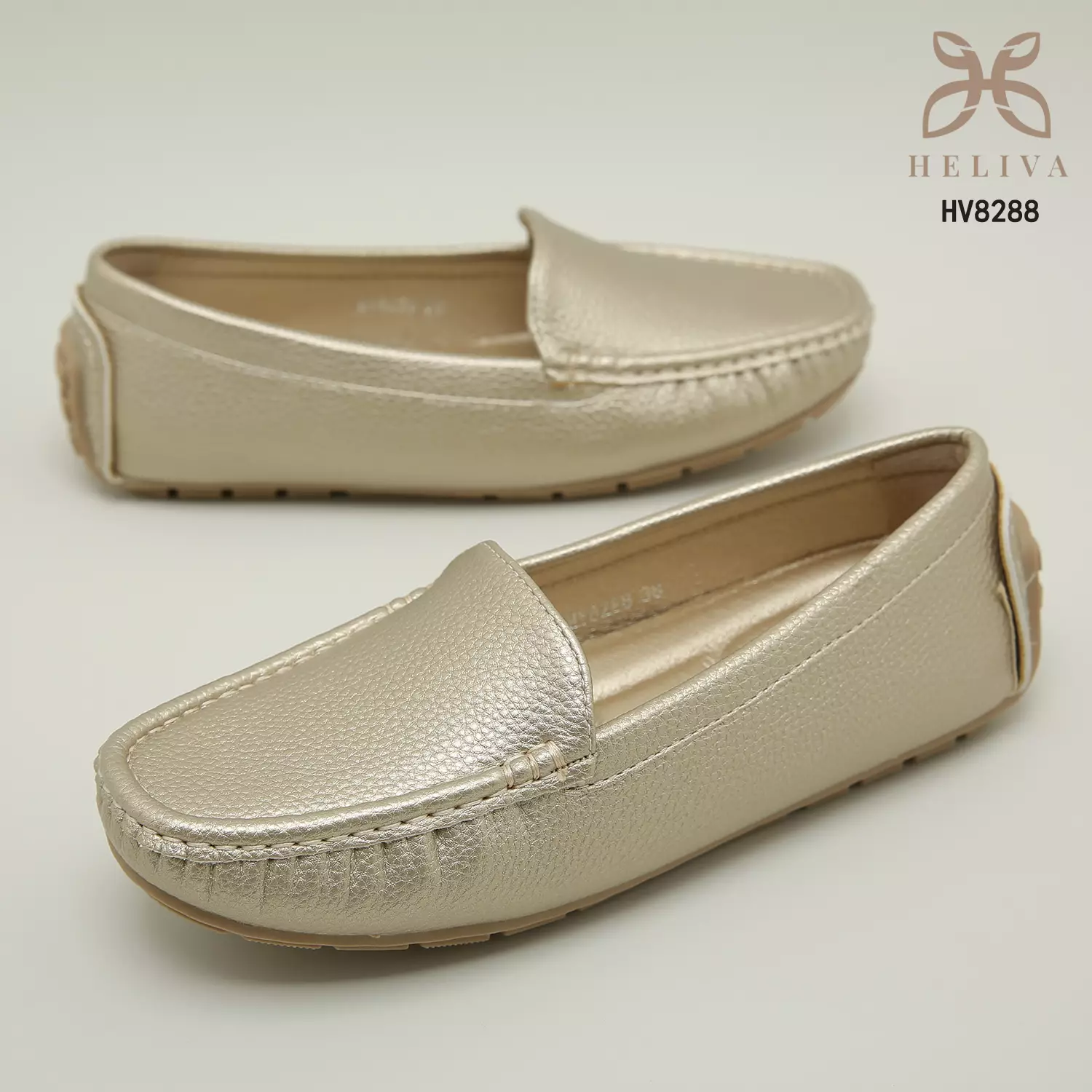 Heliva Hestina Women Shoes Loafers Slip On Sol 1cm