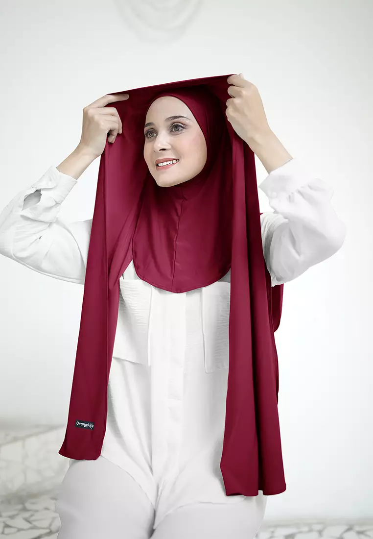 Cotton Bee - Pashmina Instan Freeya Curve Leher Jersey 