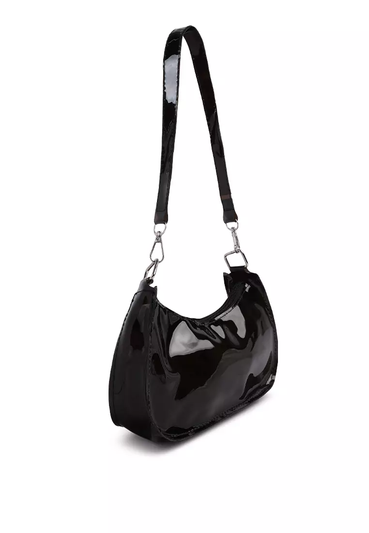 Buy London Rag Black Jelly Baguette Bag 2024 Online ZALORA Singapore