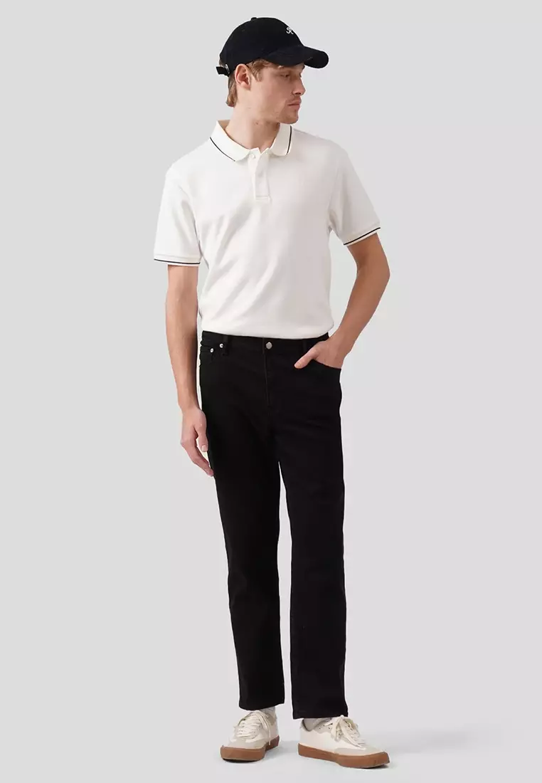 Regular Fit Raw Denim Jeans