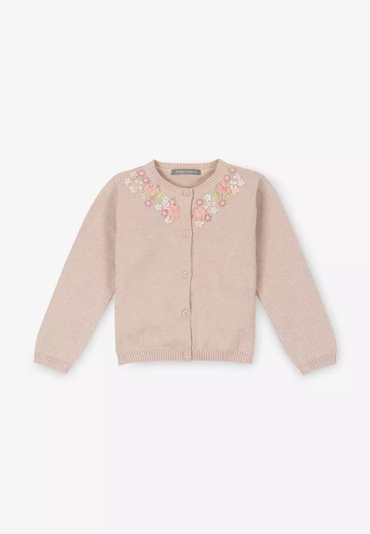 Gold girls sale cardigan