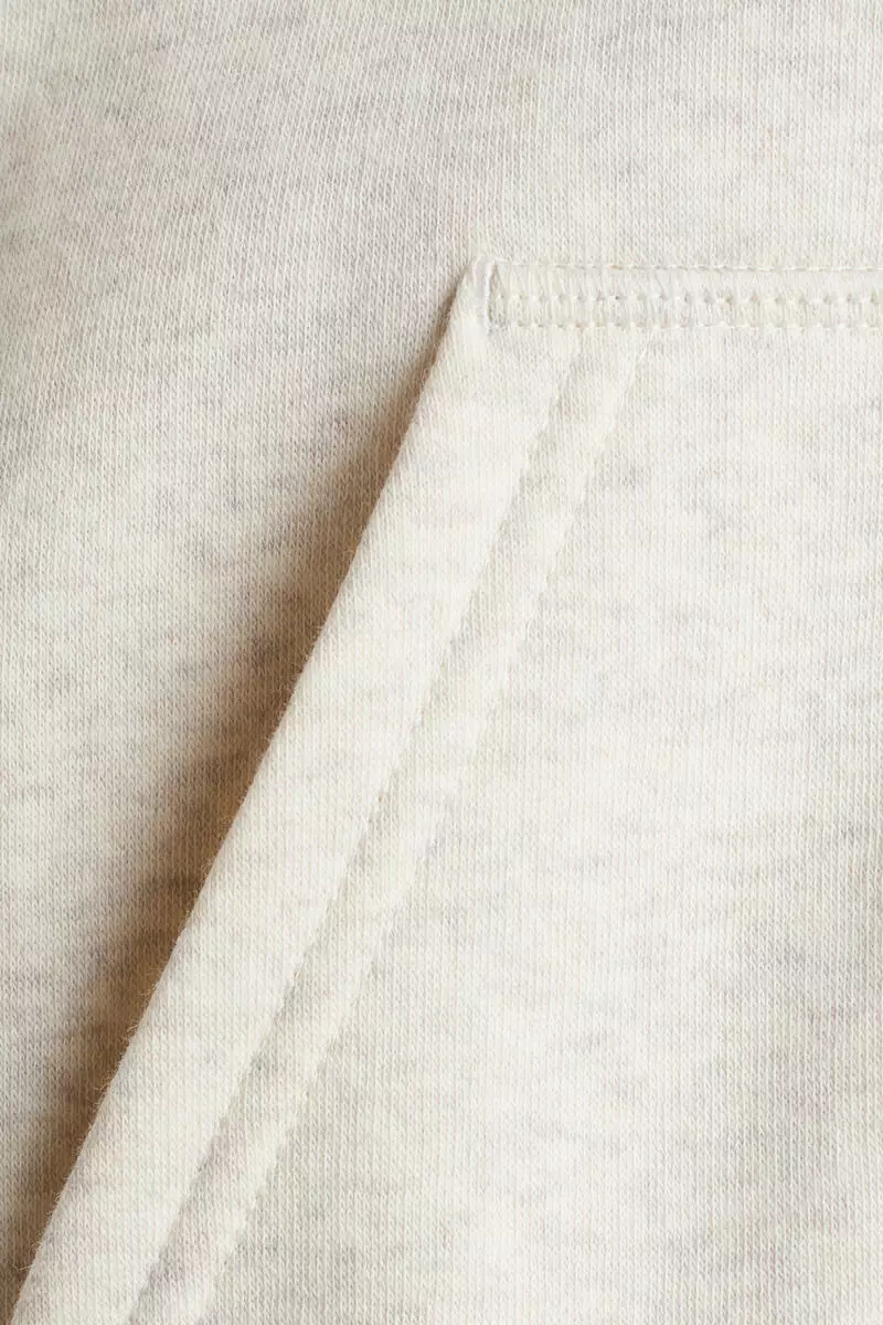 Zip-through brushed-inside hoodie