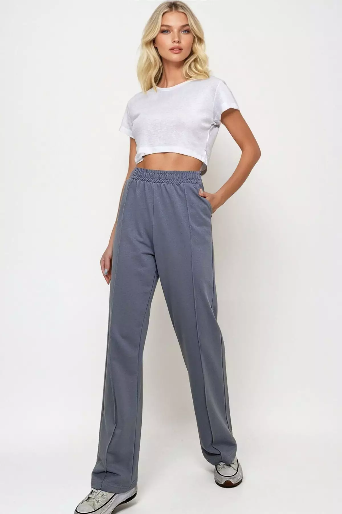 Pleated Front Joggers