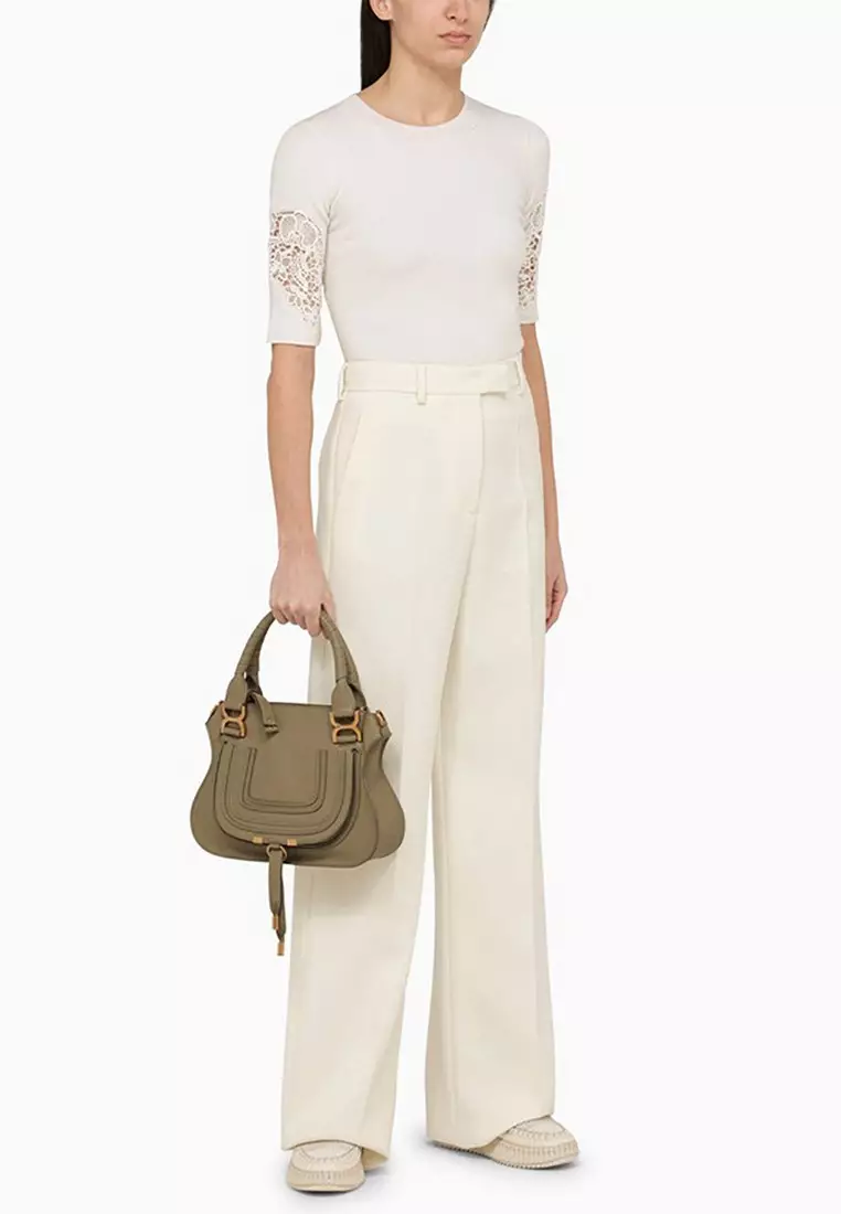 Marcie Mini Double Carry Crossbody Bag in Pottery Green