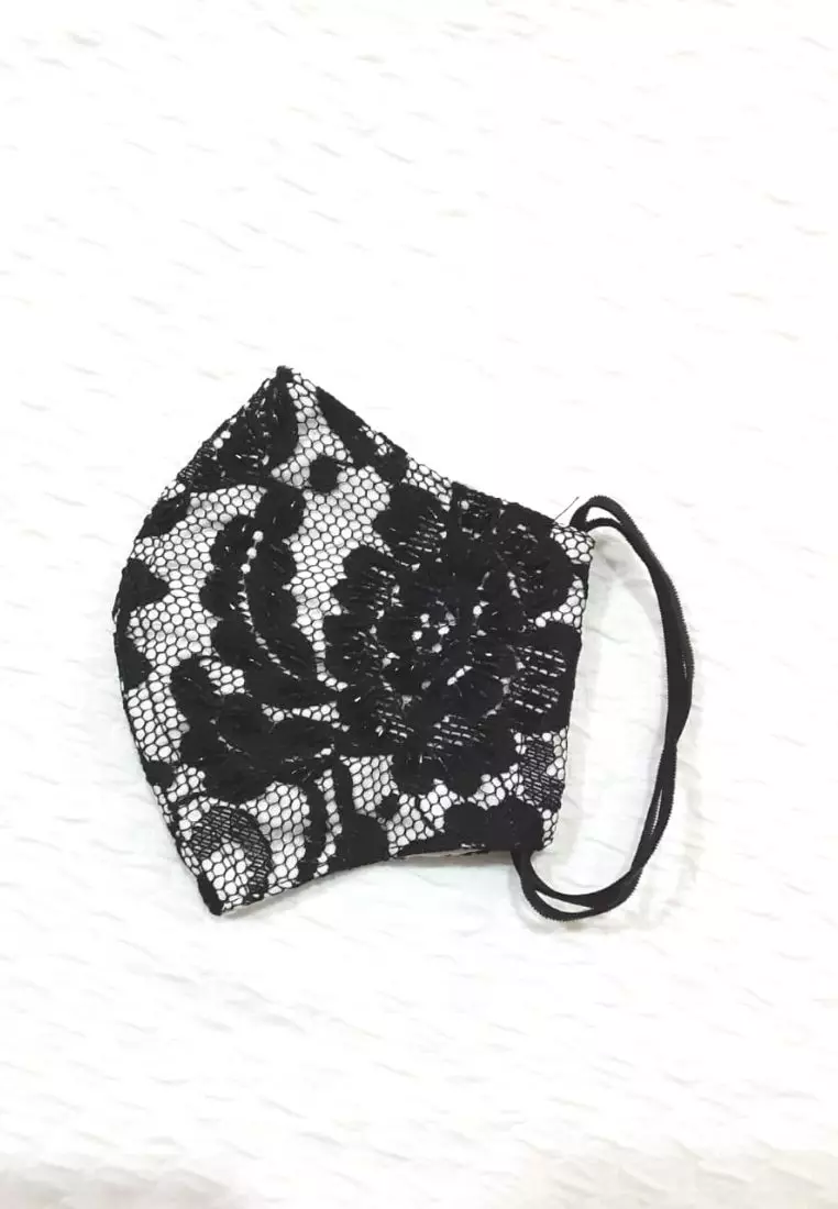 Organic Katun Brukat Mask 01