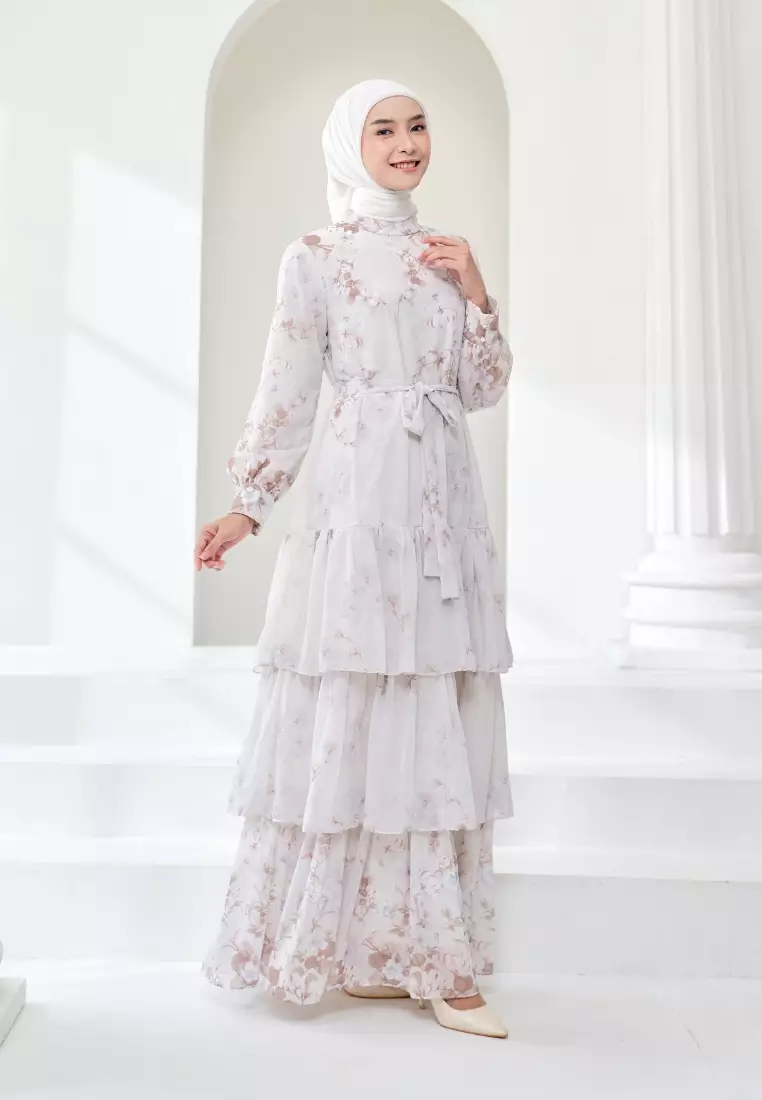 Aletta Dress - Soft Grey