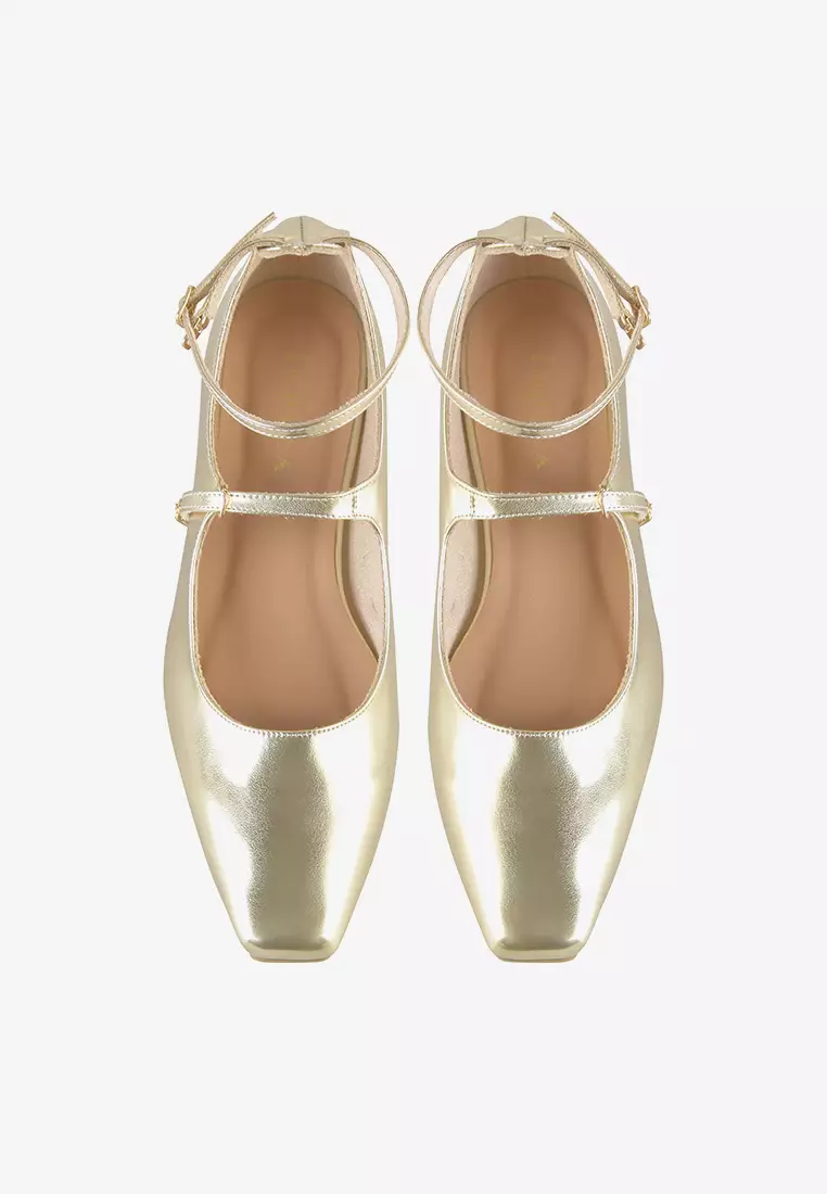 INPACA Astoria Mary Jane Block Heels