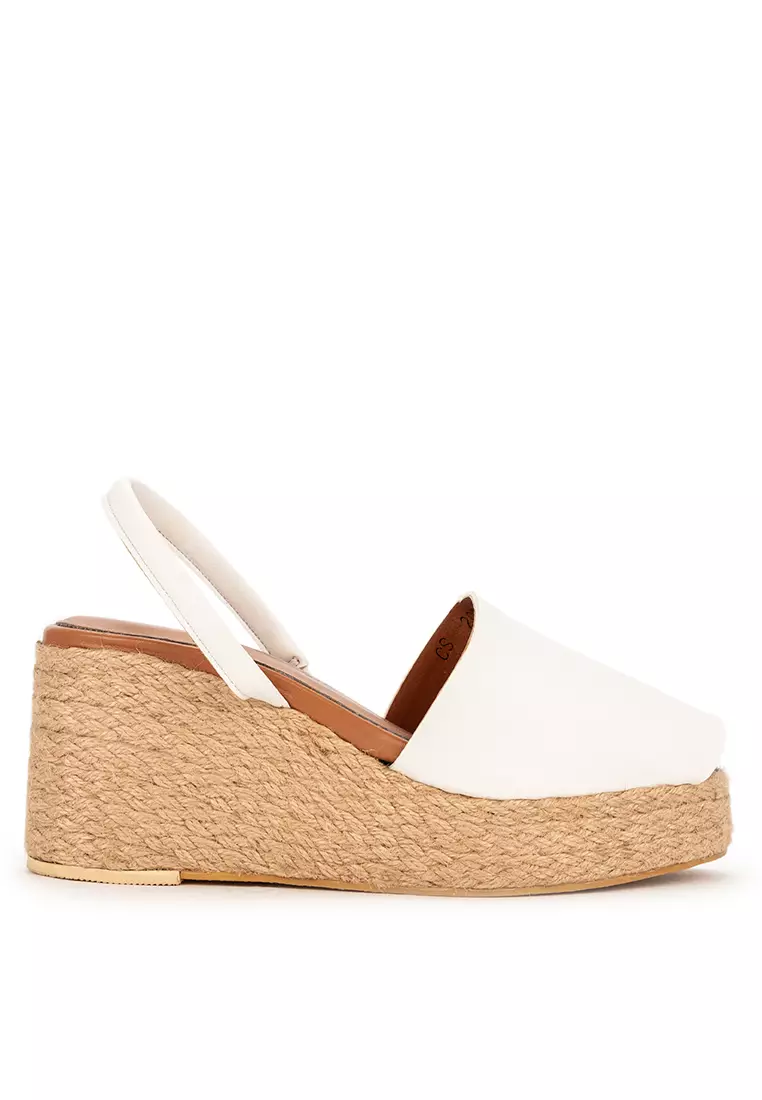 Sling Back Wedge Sandals