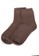 Larusso brown LARUSSO Saison du Jean Basic Mid Calf Socks - Espresso 85A80AAD2A69FFGS_1