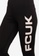 French Connection black FCUK Core Jersey Logo Leggings C0D2CAA7772F77GS_2