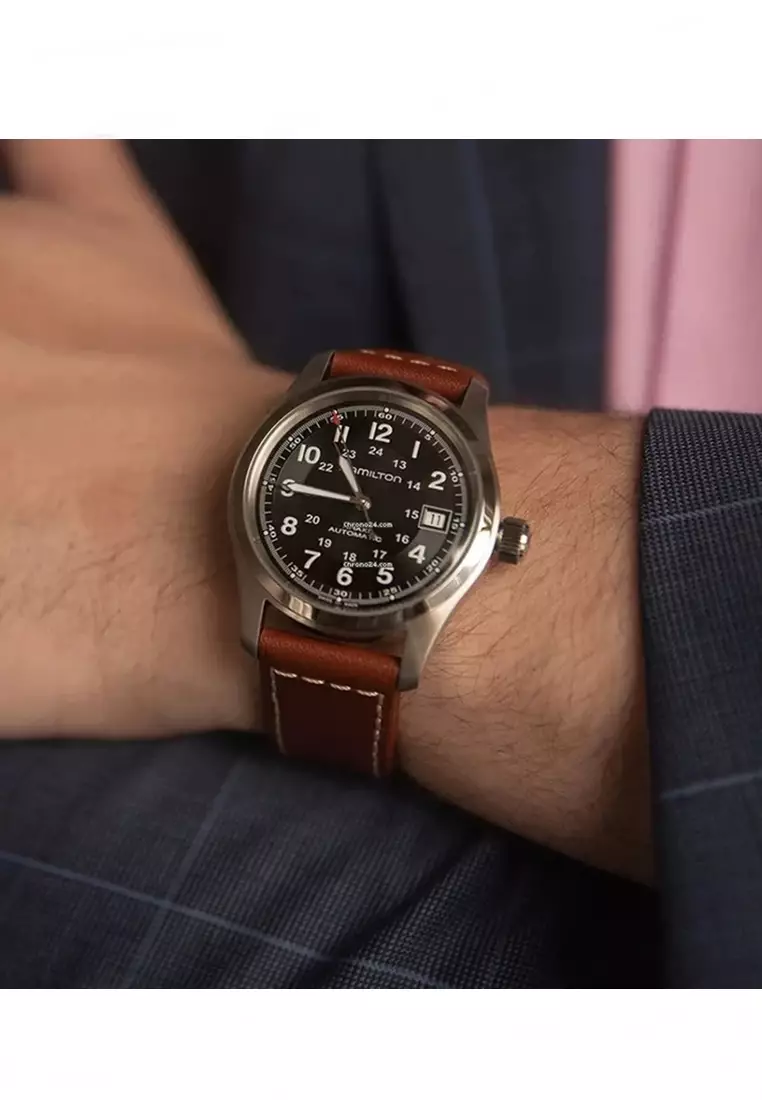 KHAKI FIELD AUTOMATIC MEN WATCH 38mm - HMT-H70455533