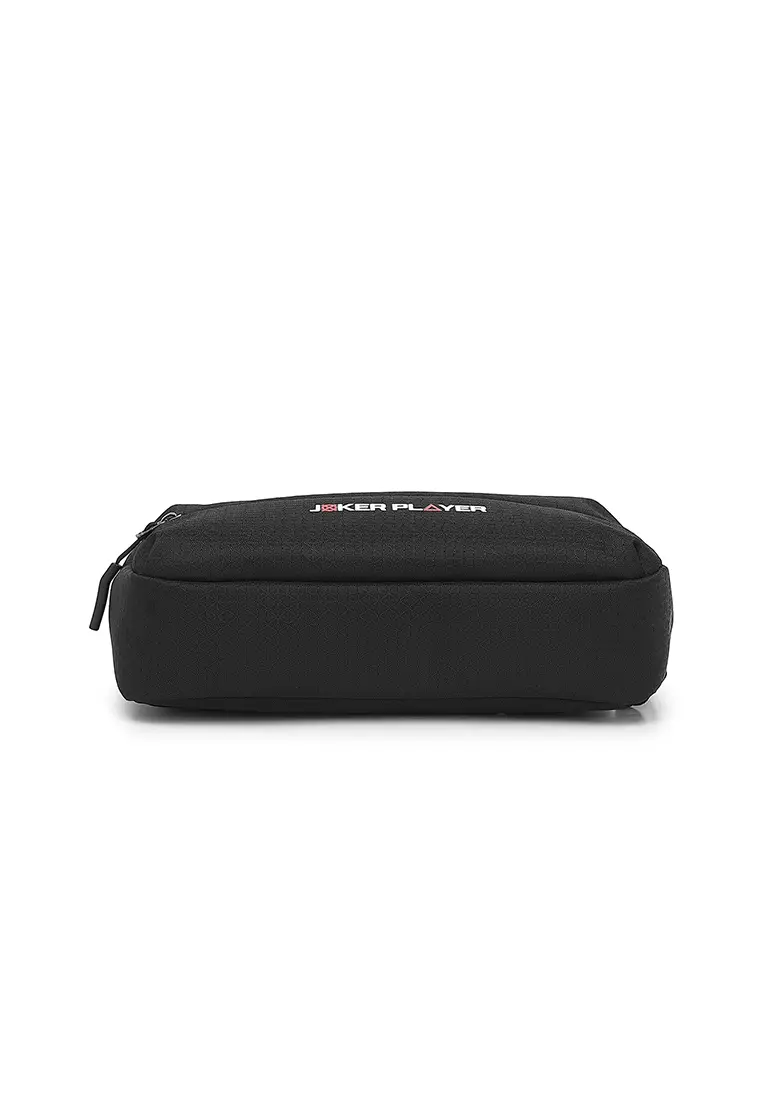 Men's Waist Bag / Belt Bag / Chest Bag - Black