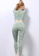 Twenty Eight Shoes green VANSA Three-piece Camouflage Long Yoga Fitness Set  VPW-YCmf3 BE02BAAB07B84FGS_3