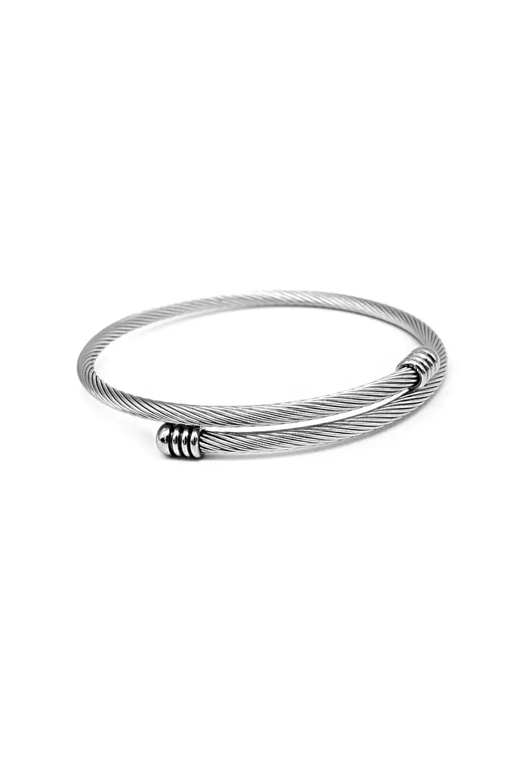 Cable top wire bracelets