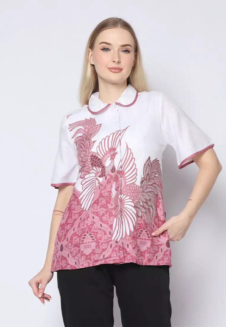Hadinata Batik Wanita Dobby Blouse Reny Rui