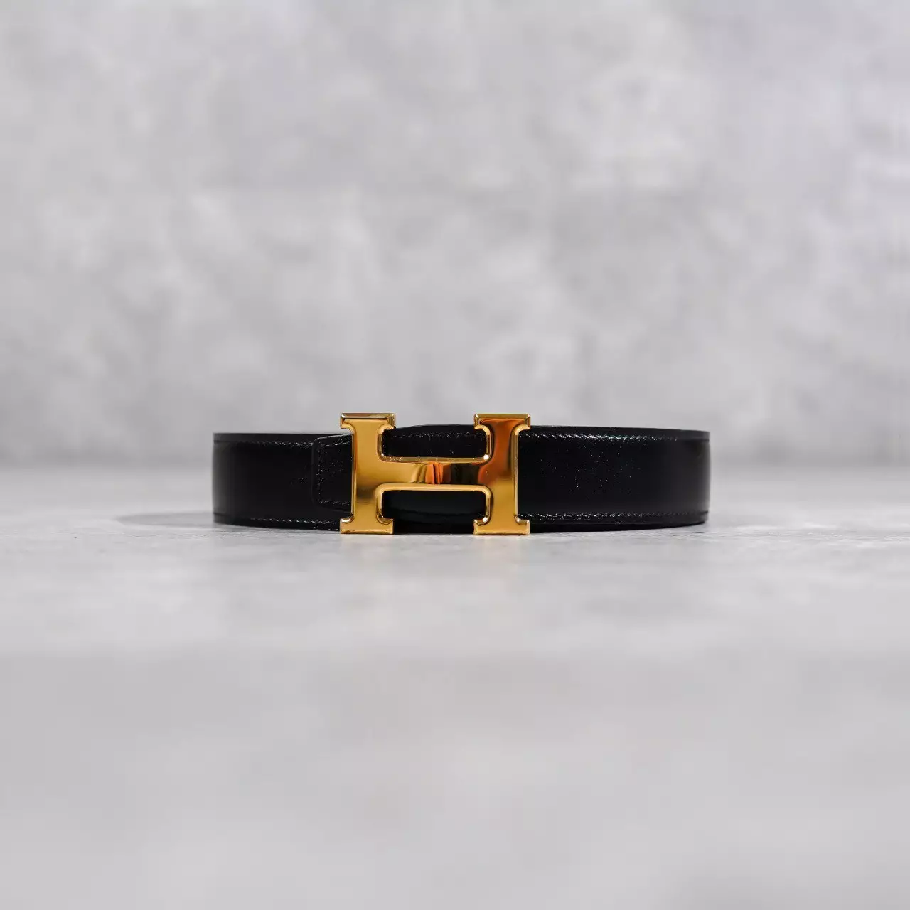 Ikat Pinggang HERMES GHW 32MM DARK BROWN BLACK REVERSIBLE BELT 100% ORIGINAL