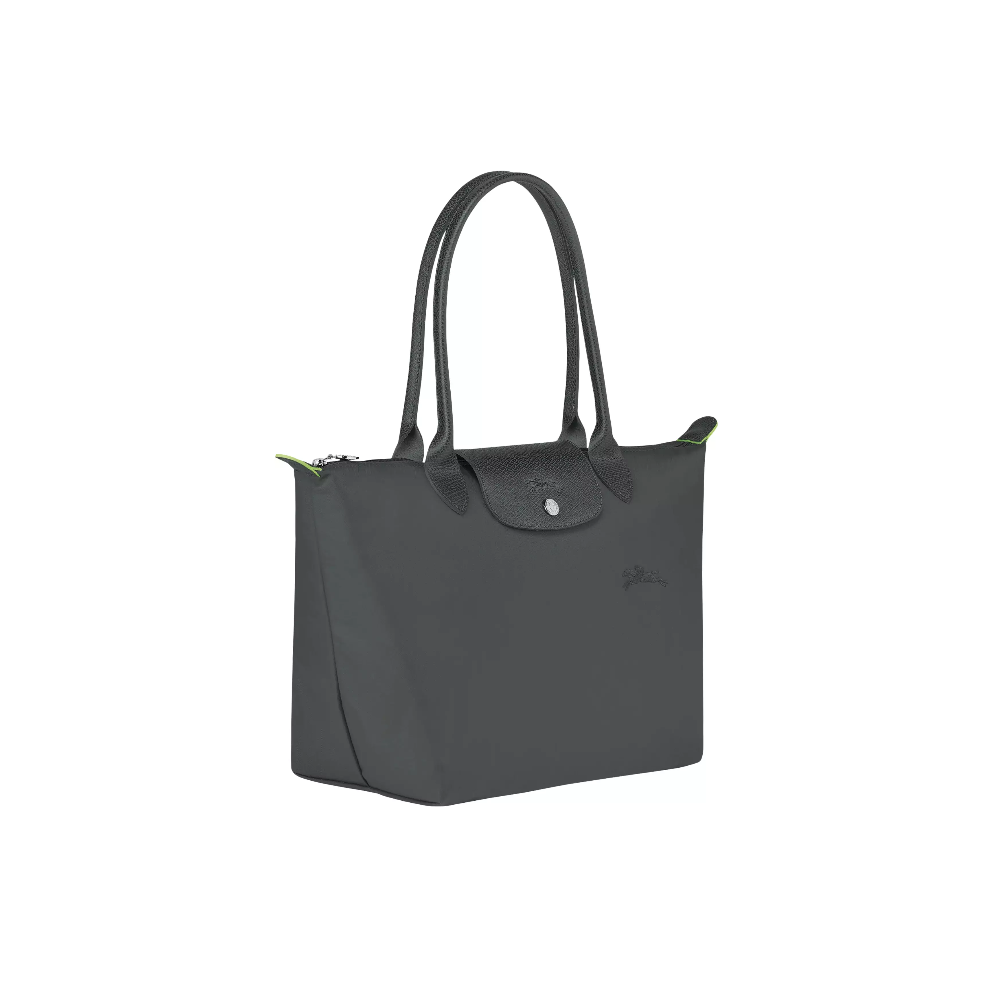Longchamp Le Pliage Green M Tote Bag Graphite