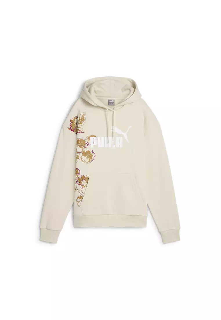 Essentials+ FLORAL VIBES 女子抓毛連帽衛衣