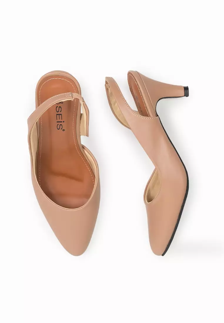Seis Alena Sepatu High Heels  Wanita 7 cm Series-MOCCA