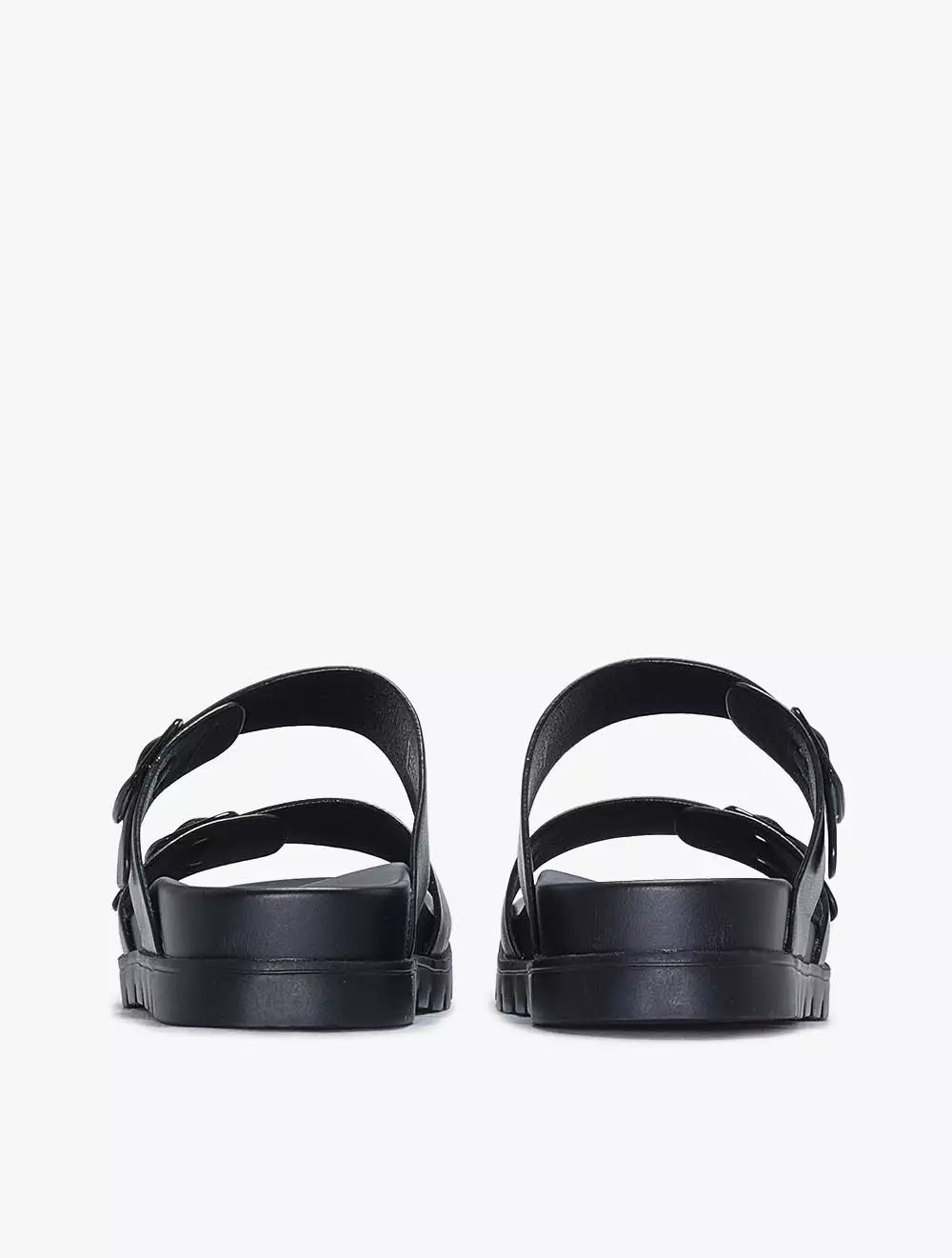 Payless Club Culture Womens Hira Flat Sandals - Black_05