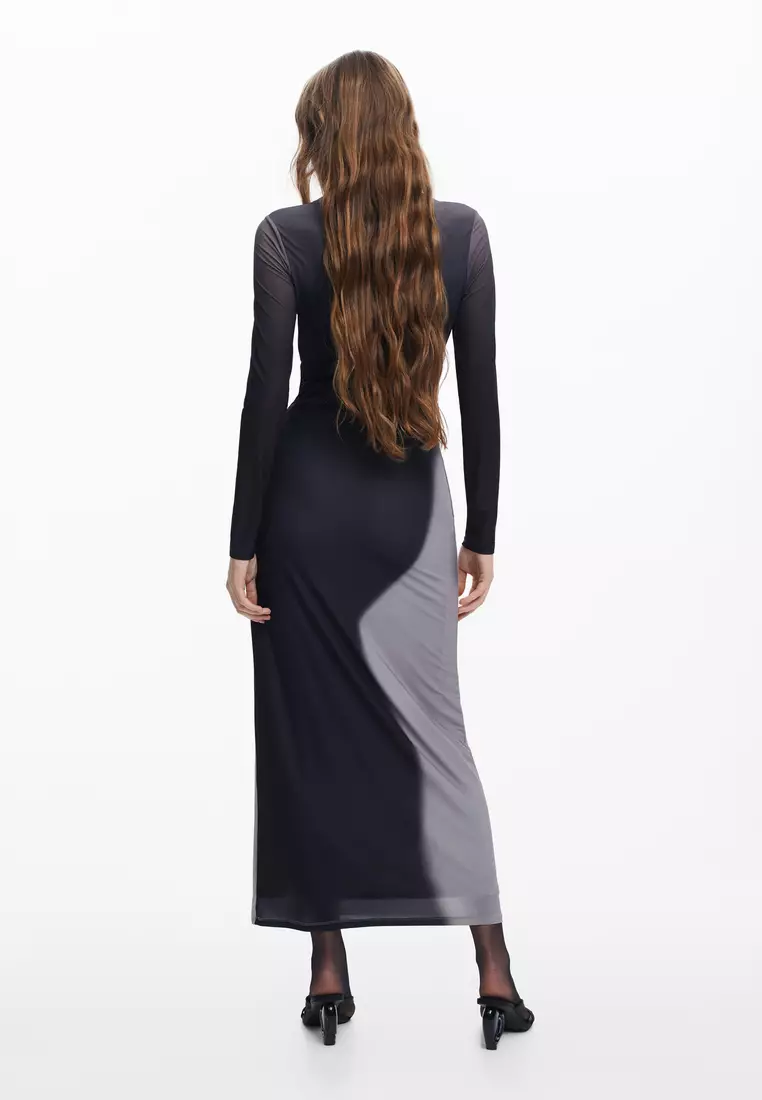 Desigual Woman Long portrait dress