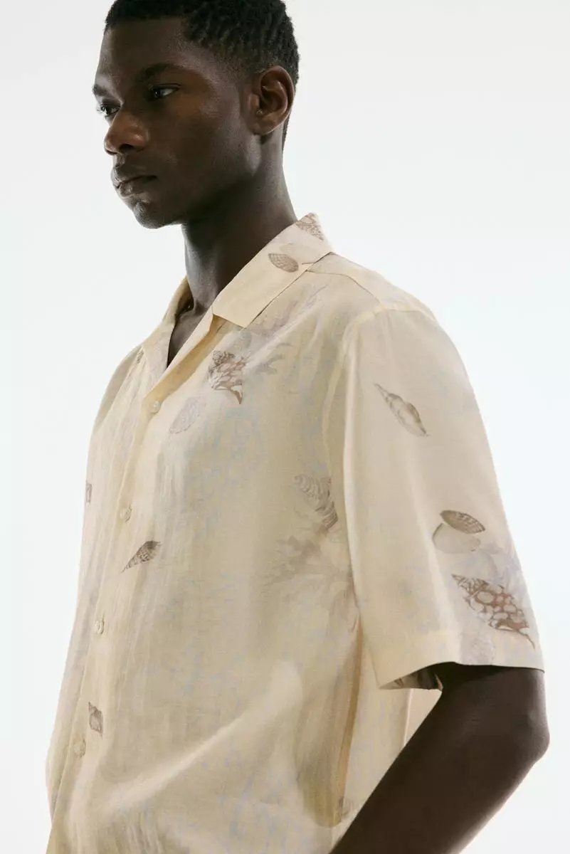 Regular Fit Lyocell-blend resort shirt