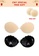 Kiss & Tell black and beige CNY SPECIAL 2 Pack Scallop Thick Push Up Stick On Nubra in Nude and Black Seamless Invisible Reusable Adhesive Stick on Wedding Bra 隐形聚拢胸 DAE1FUSA95D625GS_1