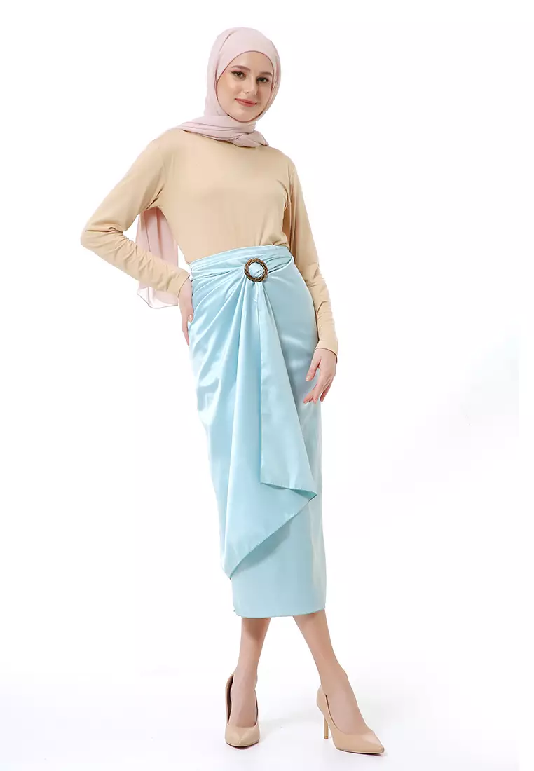 Cornelia Rok Lilit Polos Velvet Satin The Latest Today High Quality Premium - Wardah