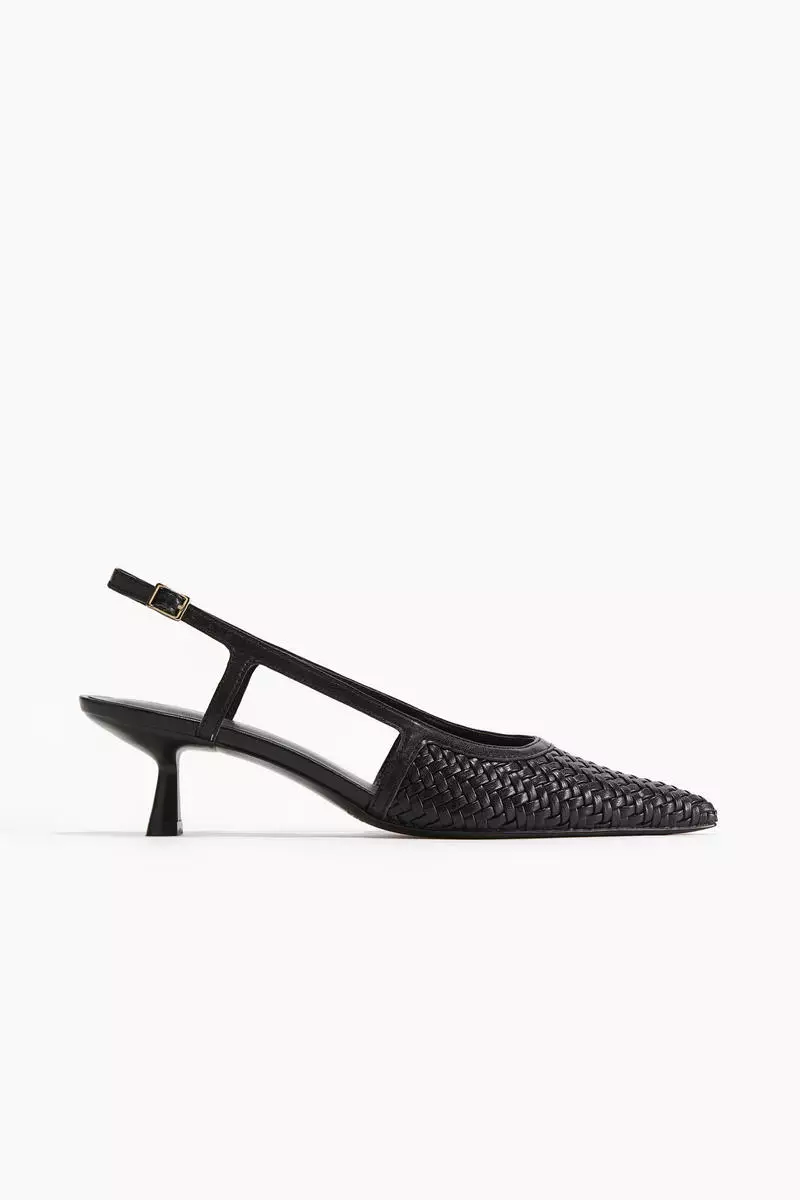 Discount on H&M  shoes - SKU: Braided slingback court shoes