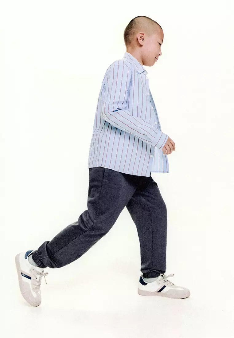 棉運動褲連彈性腰圍