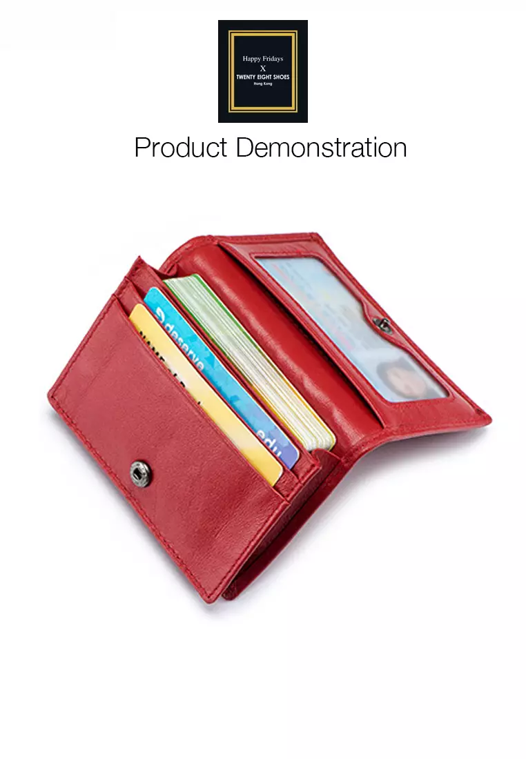 Weave Sheepskin Card Holder Purse JW AN-8822