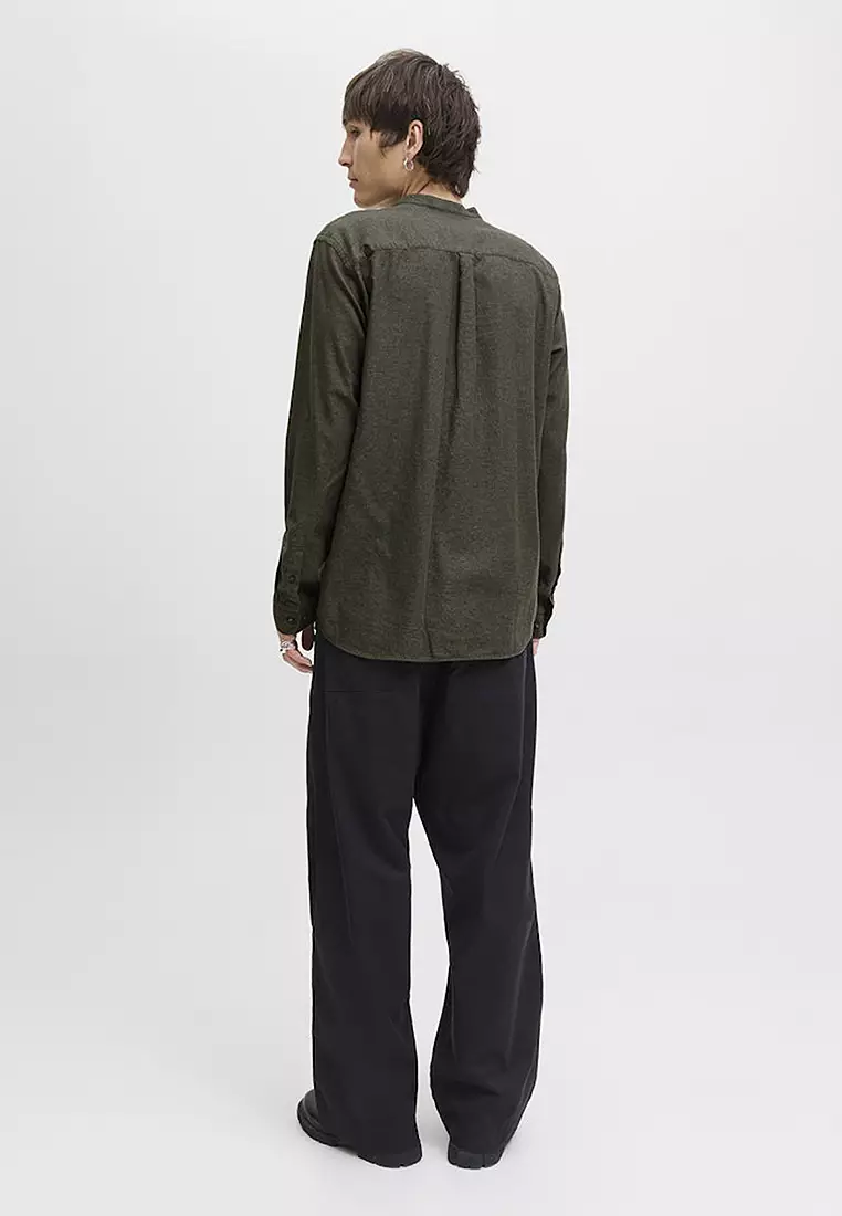 Long Sleeve Melange Shirt