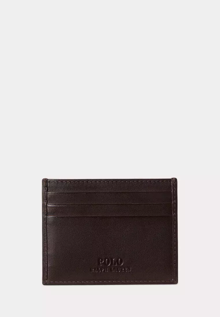 Polo Ralph Lauren Men Polo Bear Leather Card Case