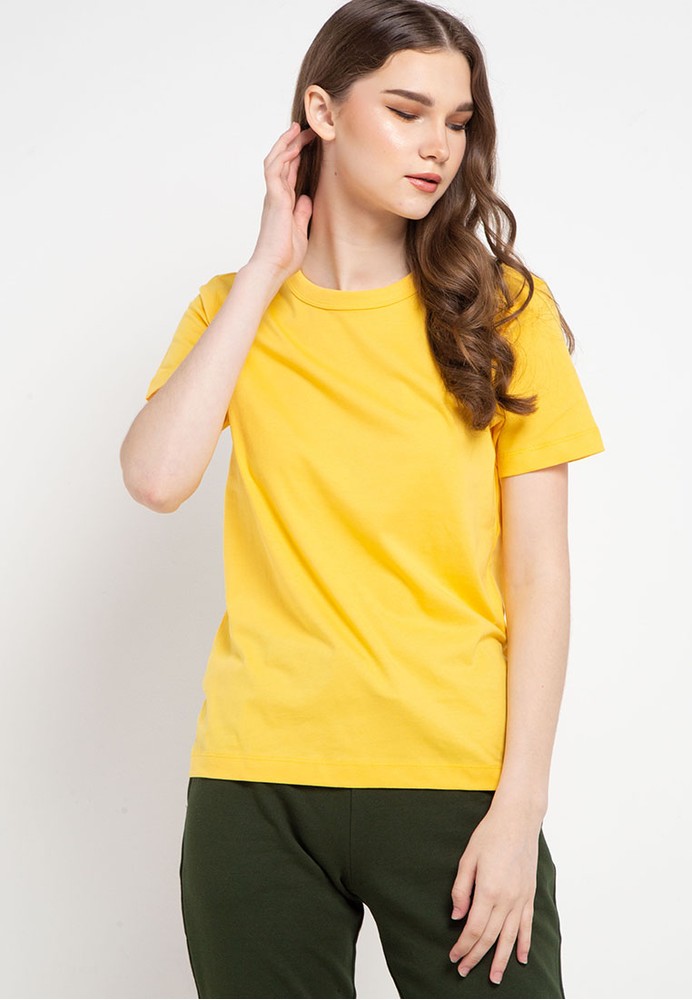 Jual Giordano Women's Smart Tee Original | ZALORA Indonesia